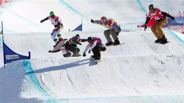 障碍追逐(snowboardcross)