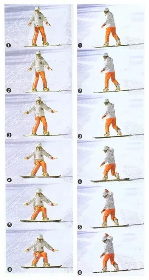 单板滑雪入门教程5:横滑 停止